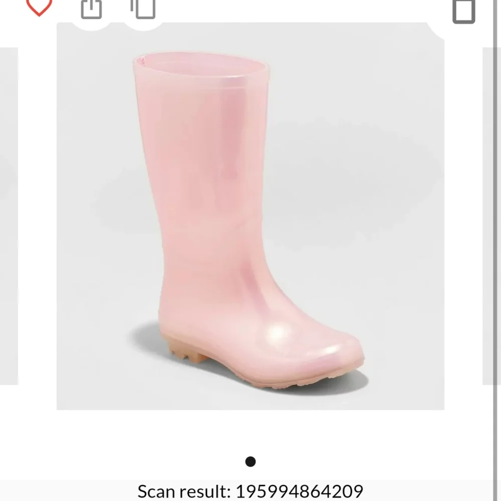 Cat & Jack Rain boots size 6 - Picture 1 of 5